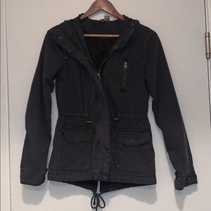 Dark grey utility jacket